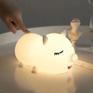 NEW Cute Piggie Night Light! So Adorable Soft White Light Oink!